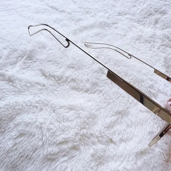 Seraphina Brown Geometric Sunglasses - Picture 5 of 13